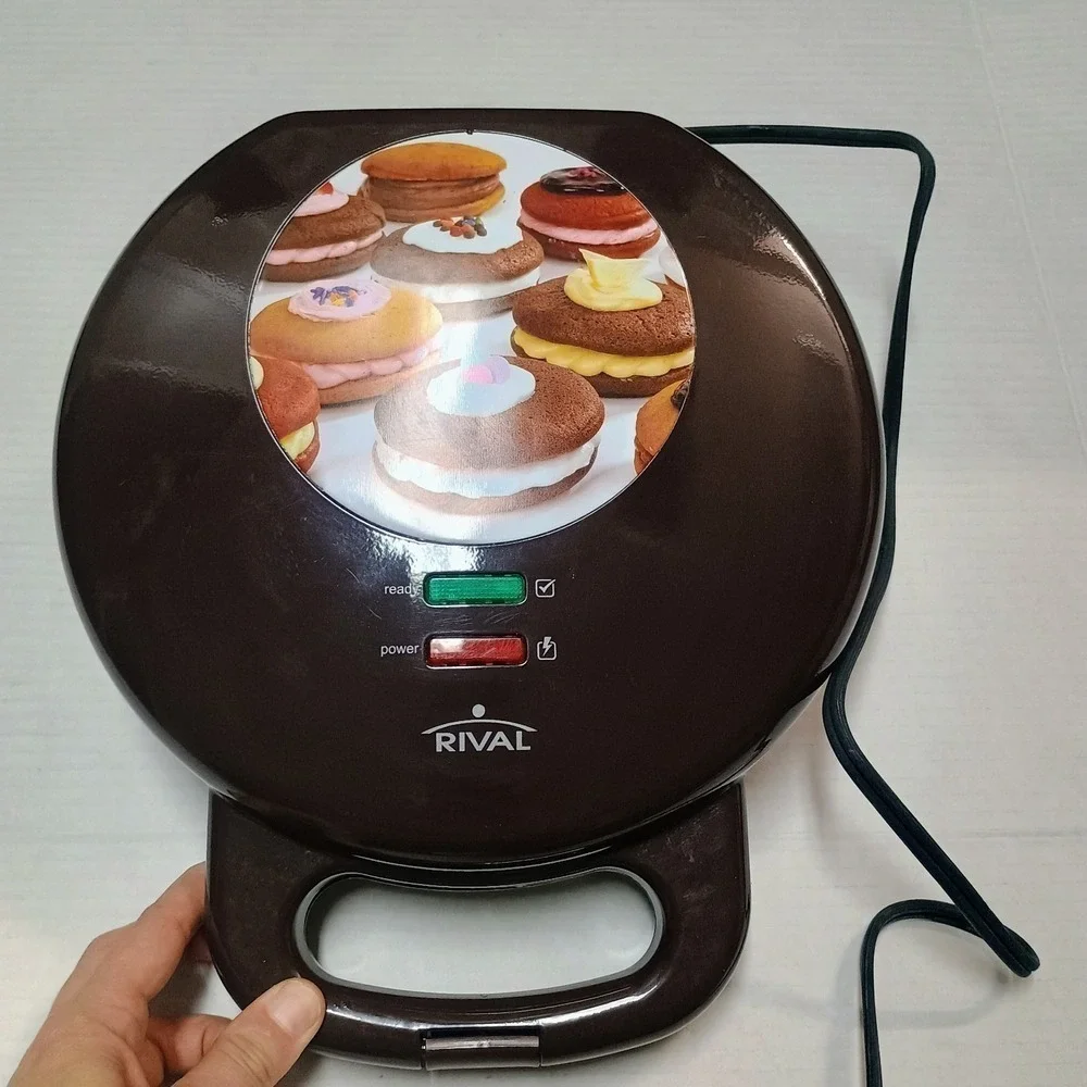 WHOOPIE PIE Maker RIVAL Dessert Cream Pie Cookies Homemade Desserts Electric